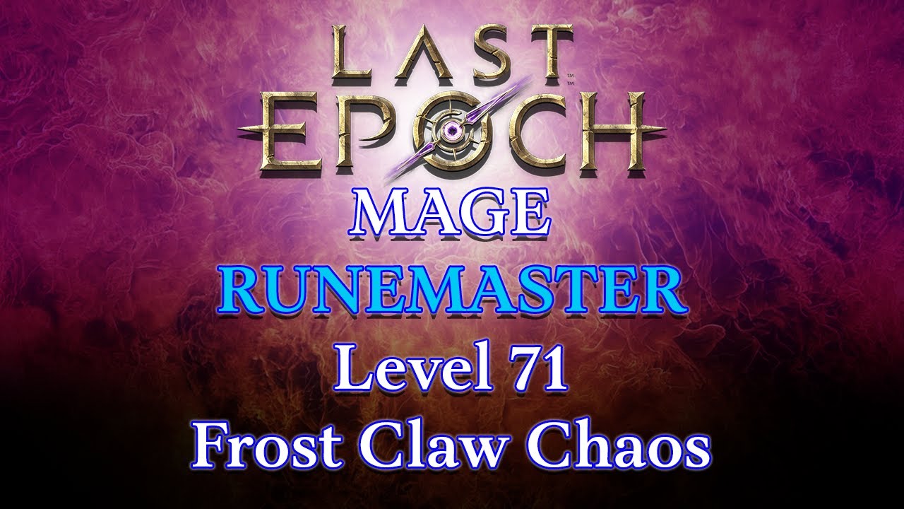 Lvl 71 Frost Claw Runic Invocation Build | Lvl 70 Mono