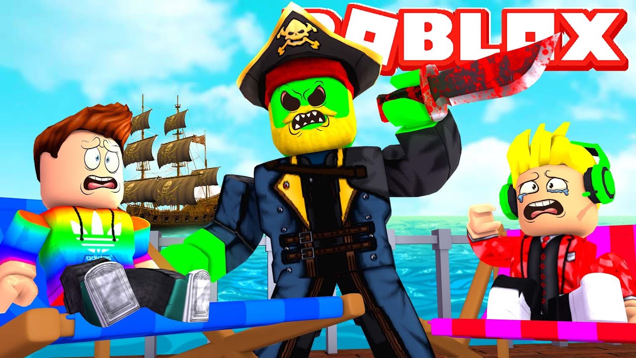 Dad & Son Stay on a HAUNTED Roblox CRUISE SHIP (Roblox Story)
