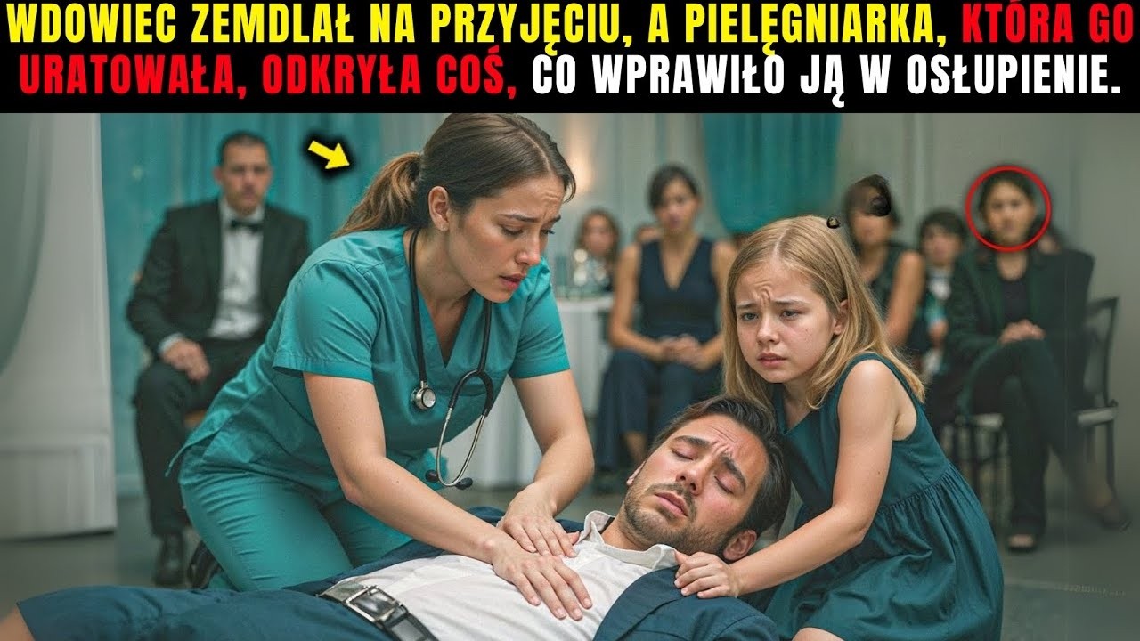 Wdowiec zemdlał na przyjęciu, a pielęgniarka, która go uratowała, odkryła coś, co wprawiło go w