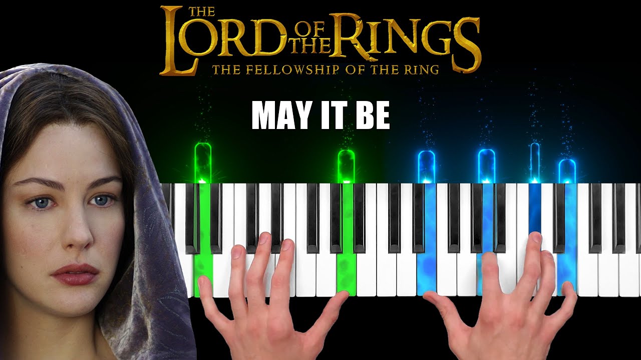 May It Be - The Lord of the Rings - Piano Cover & Tutorial