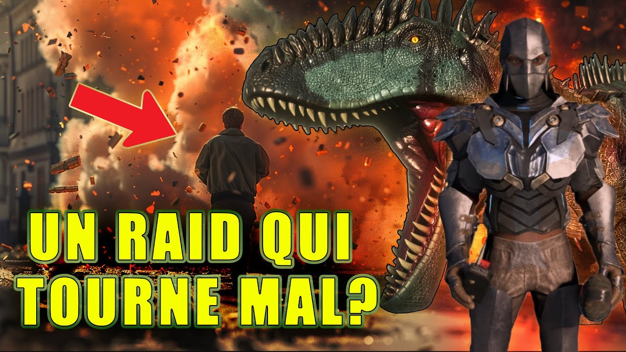 ON RAID UNE CAVE, IL S'ENFUIT ? Ark Ascended PvP Ep.7