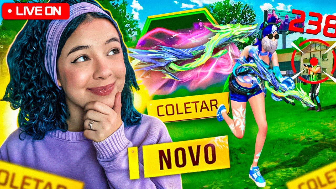 LIVE ON🔴 PRECISO PEGAR MESTRE NO FREEFIRE! 🤡&nbsp;- FX MAISA AO VIVO🦄💙