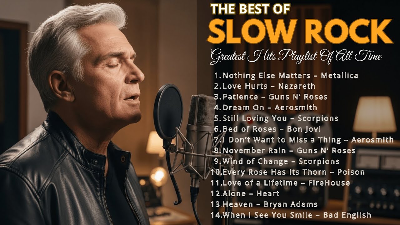 Scorpions, Aerosmith, BonJovi, Led Zeppelin, The Eagles || Greatest Hits Slow Rock Ballads  80s 90s