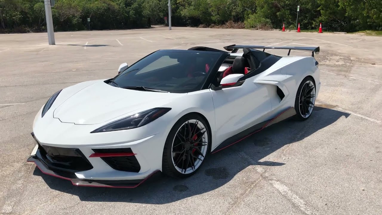 2021 C8 Corvette Stingray Convertible top operation