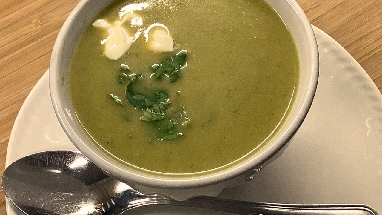 Creme de Agrião. Sopa Reconfortante para o Inverno