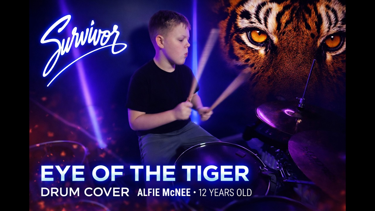 Eye Of The Tiger (Survivor) - Drum Cover By Alfie McNee