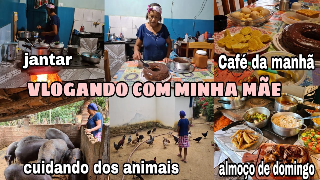 TEVE JANTAR /ELA FEZ BOLO COM RECHEIO DE DOCE DE GOIABA CASEIRO /CAFÉ DA MANHÃ /ALMOÇO DE DOMINGO