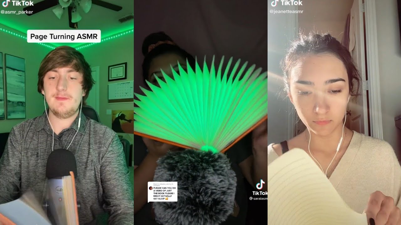 Relaxing page turning ASMR for tingles and good sleep 💤😴 | TikTok compilation