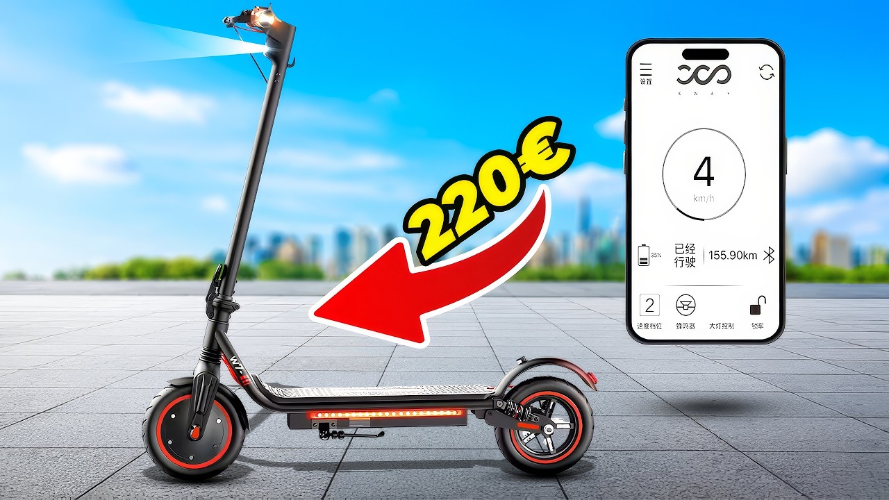 LA MEILLEURE TROTTINETTE À MOINS DE 220€ : ISCOOTER W7 ?! PRÉSENTATION ET TEST COMPLET !