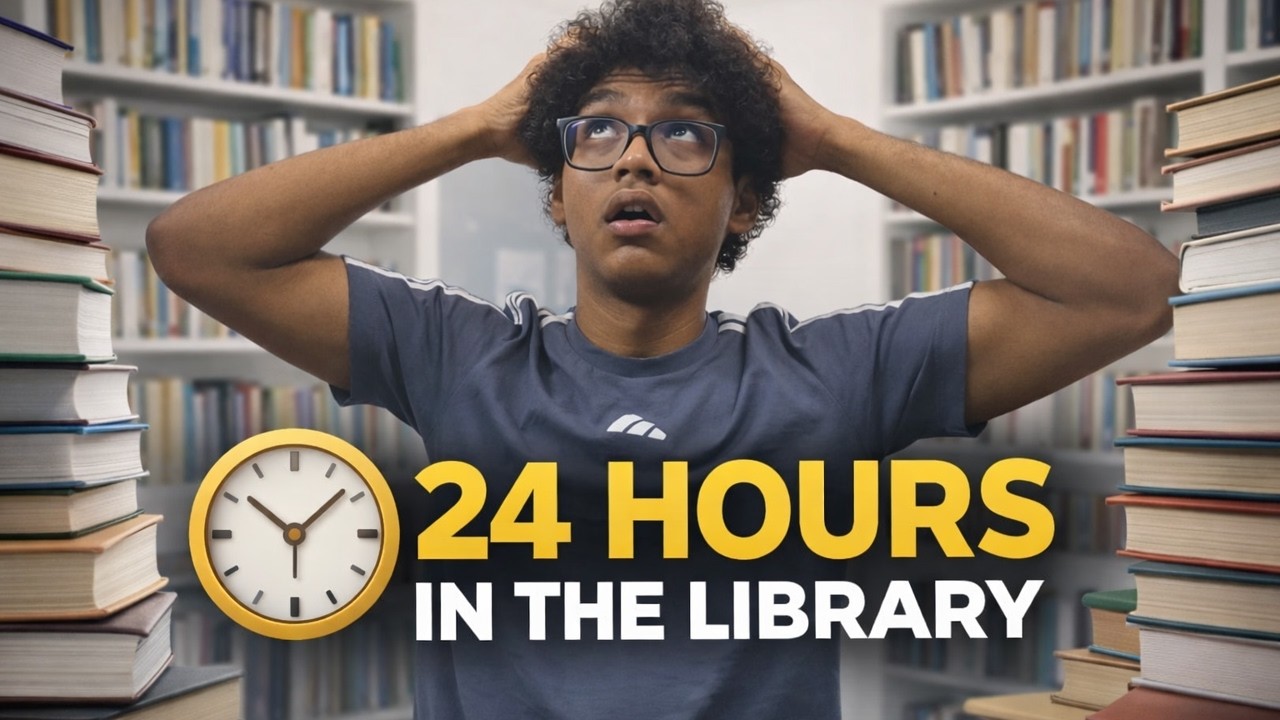 I SPENT AN ENTIRE DAY IN THE LIBRARY | IIM Diaries