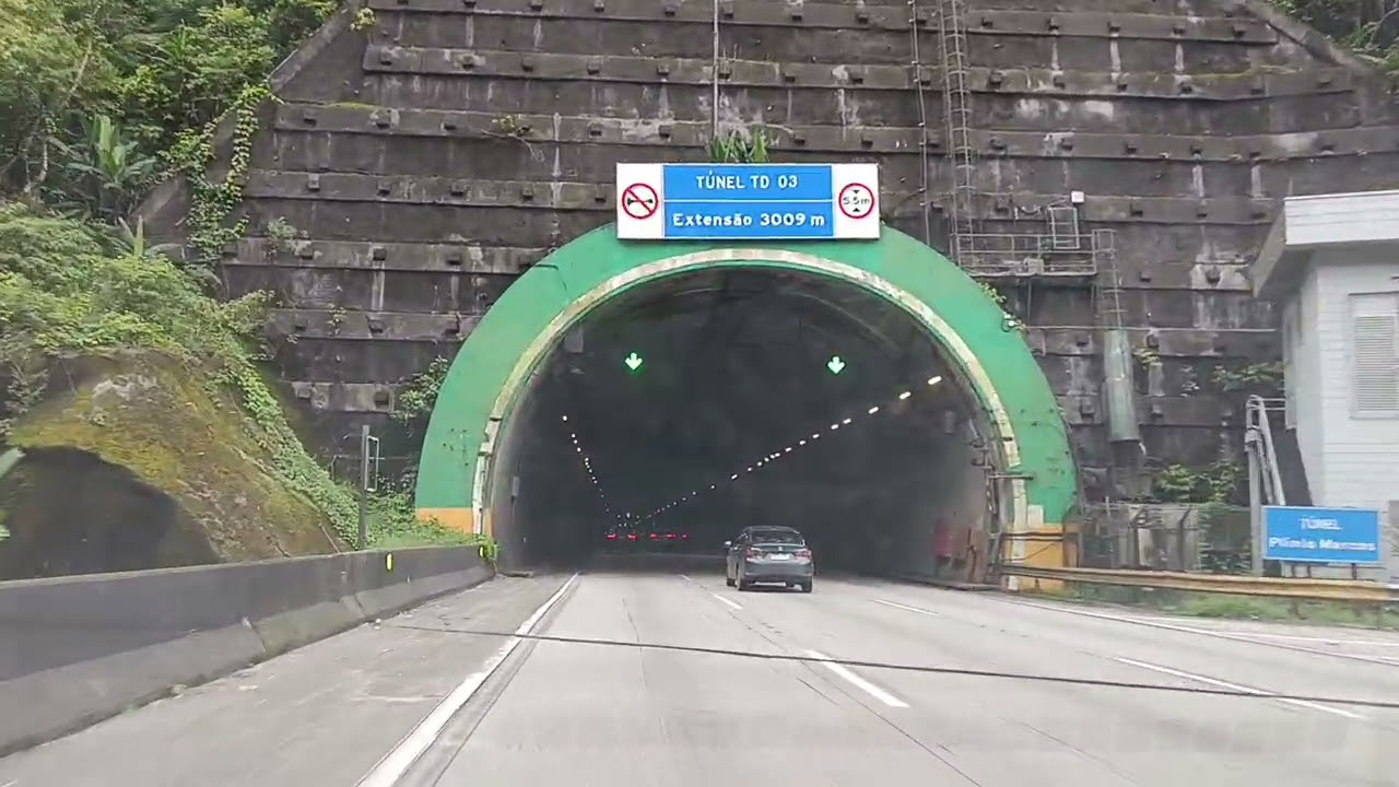 PASSANDO  PELOS  TÚNEIS DA RODOVIA DOS IMIGRANTES -SP 😳🧐