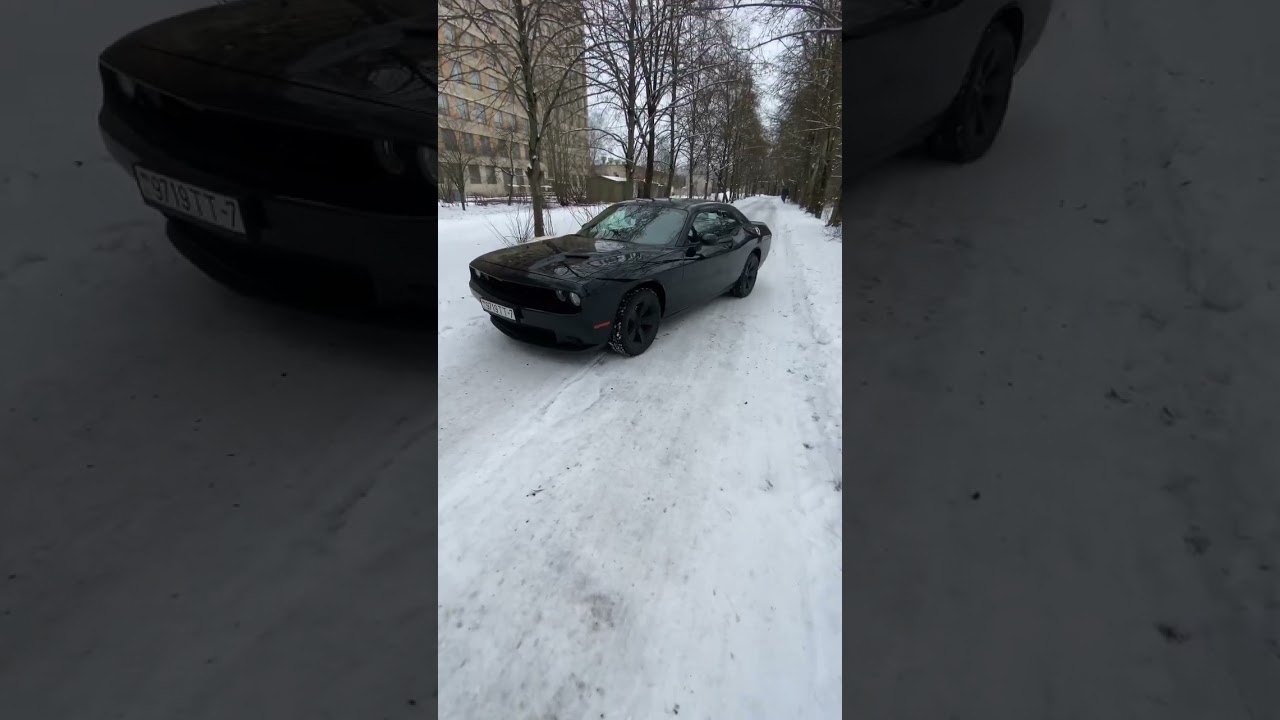 Подойдет ли Додж Челленджер на зиму ? #shorts #car #dodge #vladvein