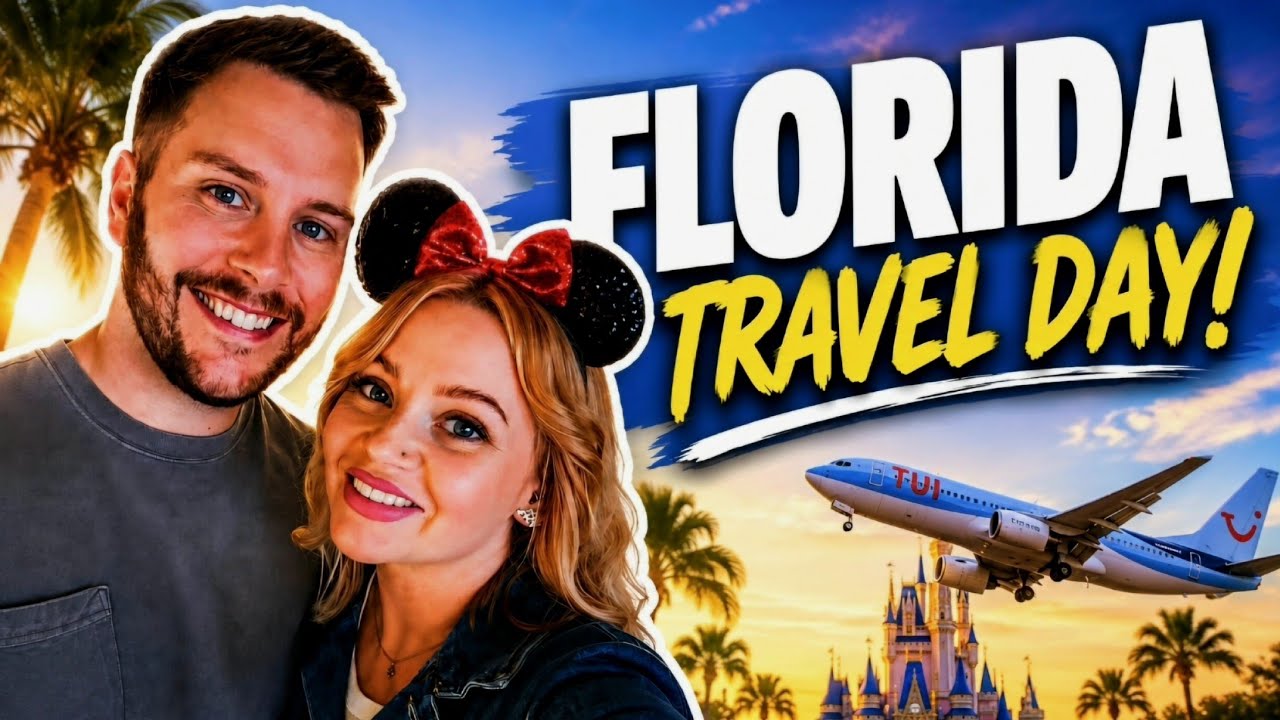 Florida Travel Day Vlog ✨✈️ | Newcastle to Orlando | Rosen Inn Pointe & Miller’s Ale House