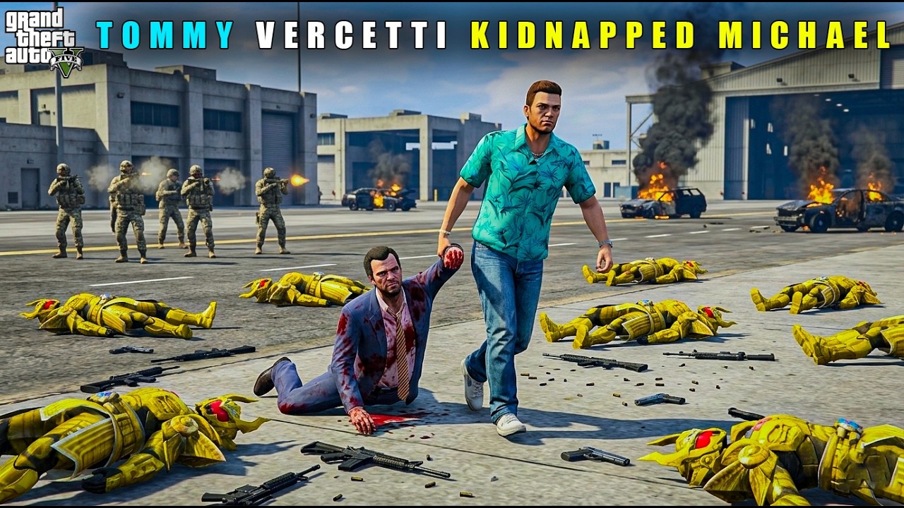 GTA 5 : TOMMY VERCETTI KIDNAPPED MICHAEL || BB GAMING
