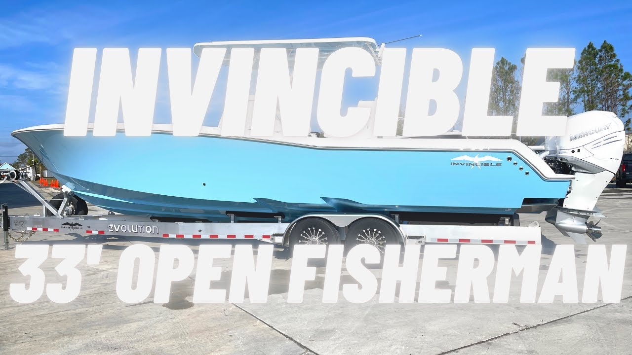 2021 Invincible 33' Open Walkthrough | Newly Designed Transom!