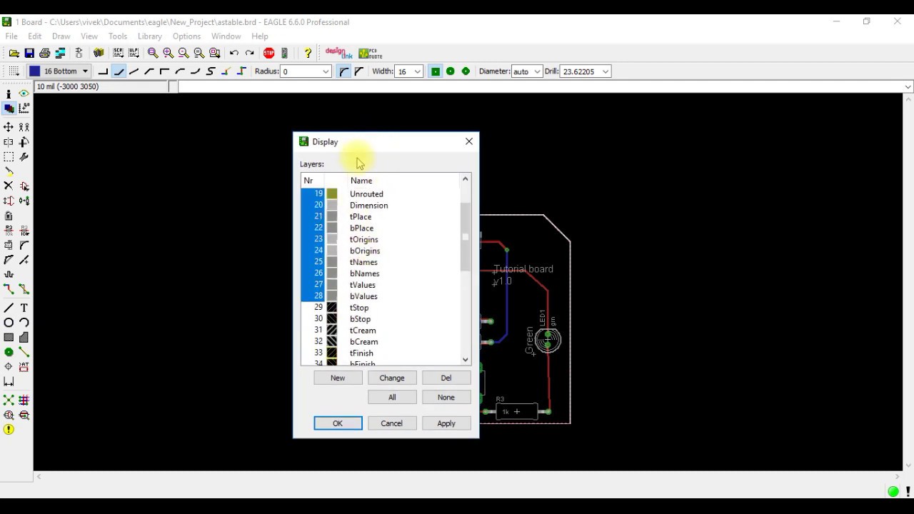 PCB Design with EAGLE - 17 - Layers