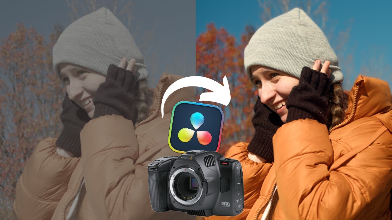 Как сделать цветокоррекцию Blackmagic RAW в Davinci Resolve