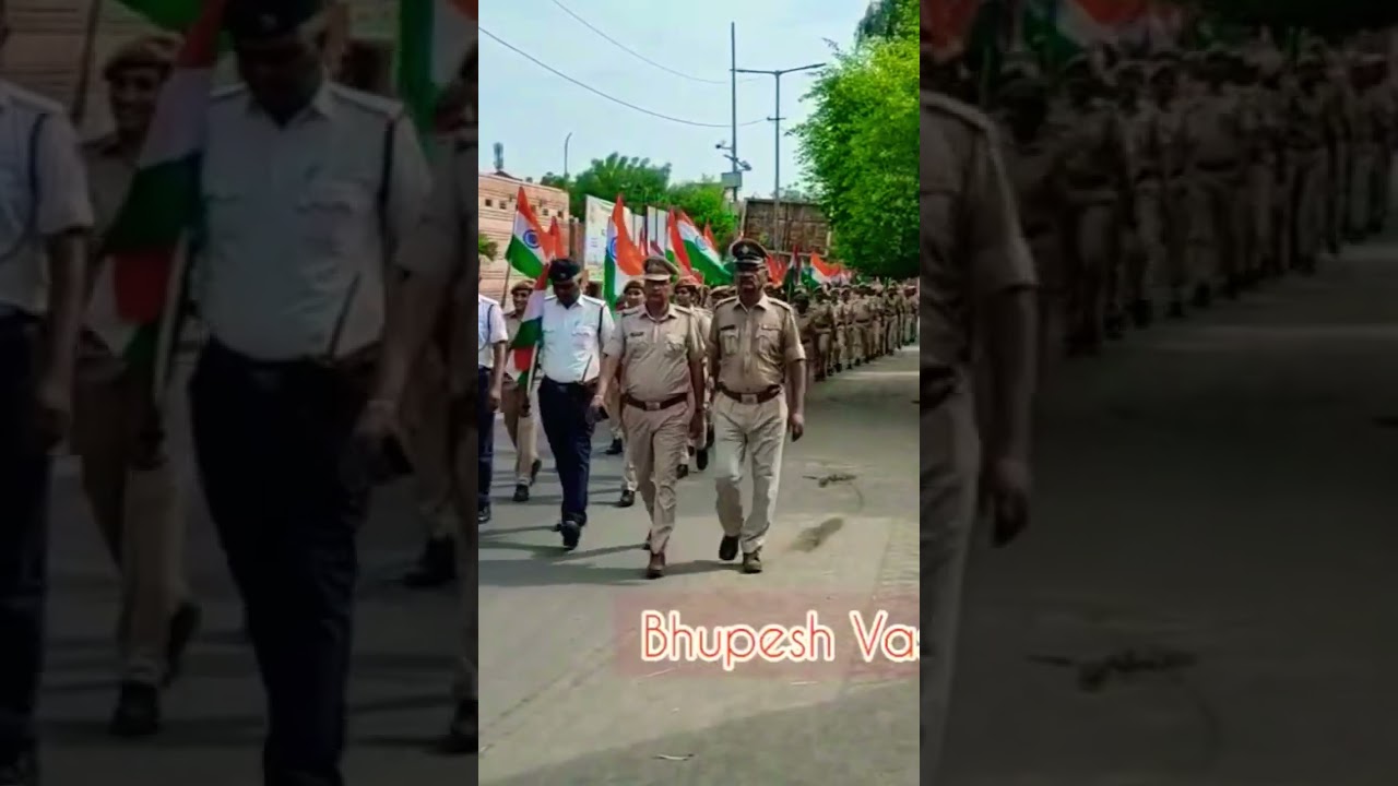 barmer police flag day #viral #shortvideo