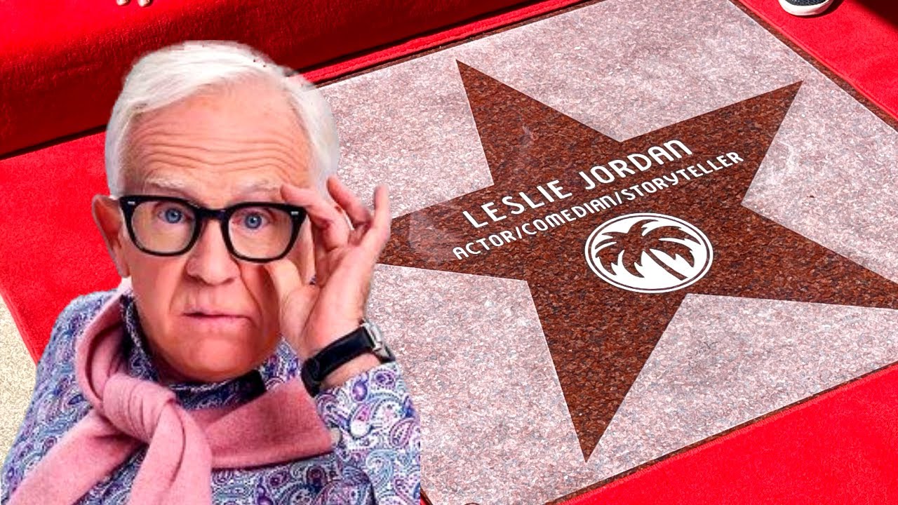 Actor LESLIE JORDAN's Palm Springs Walk Of Stars Ceremony