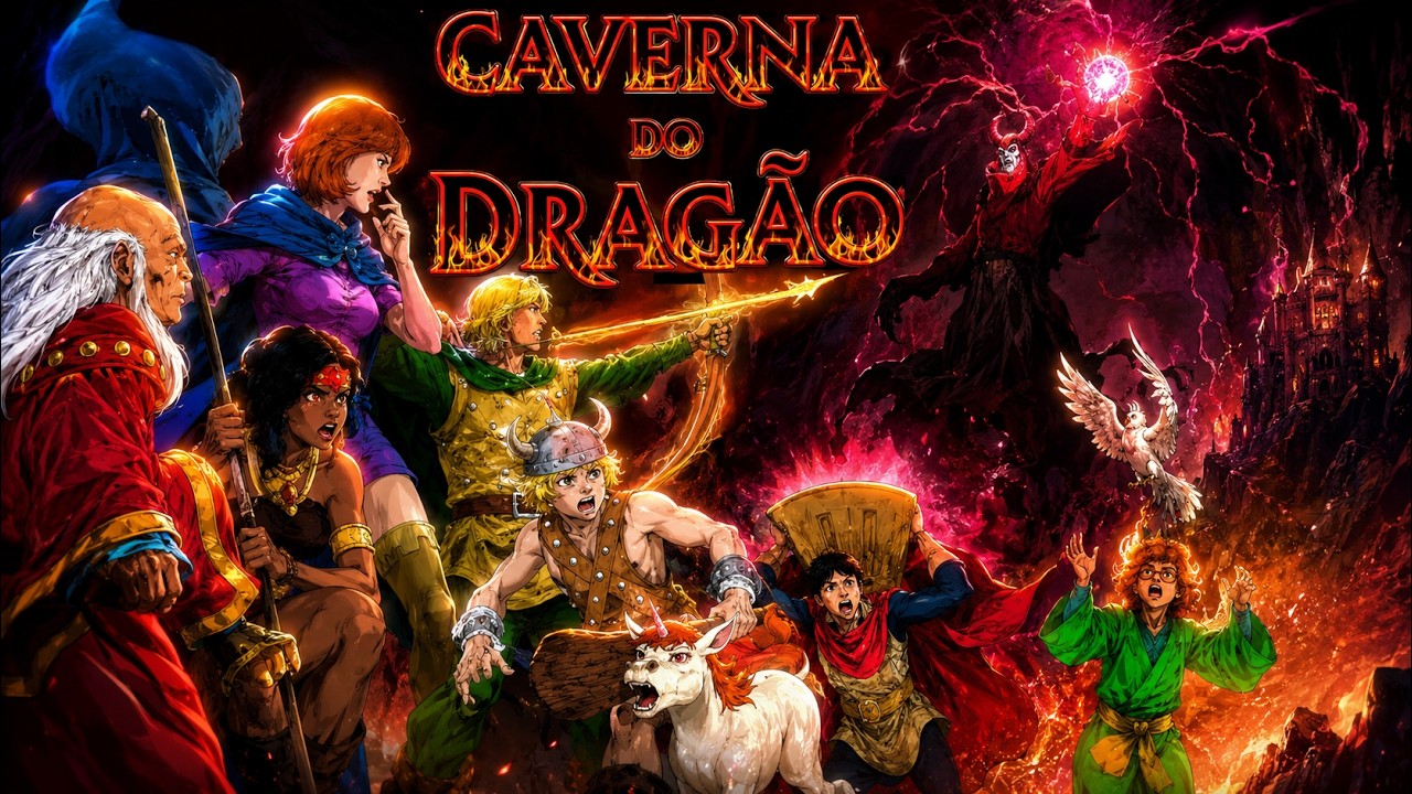 🔴 Caverna do Dragão (Dungeons & Dragons) – Live #134