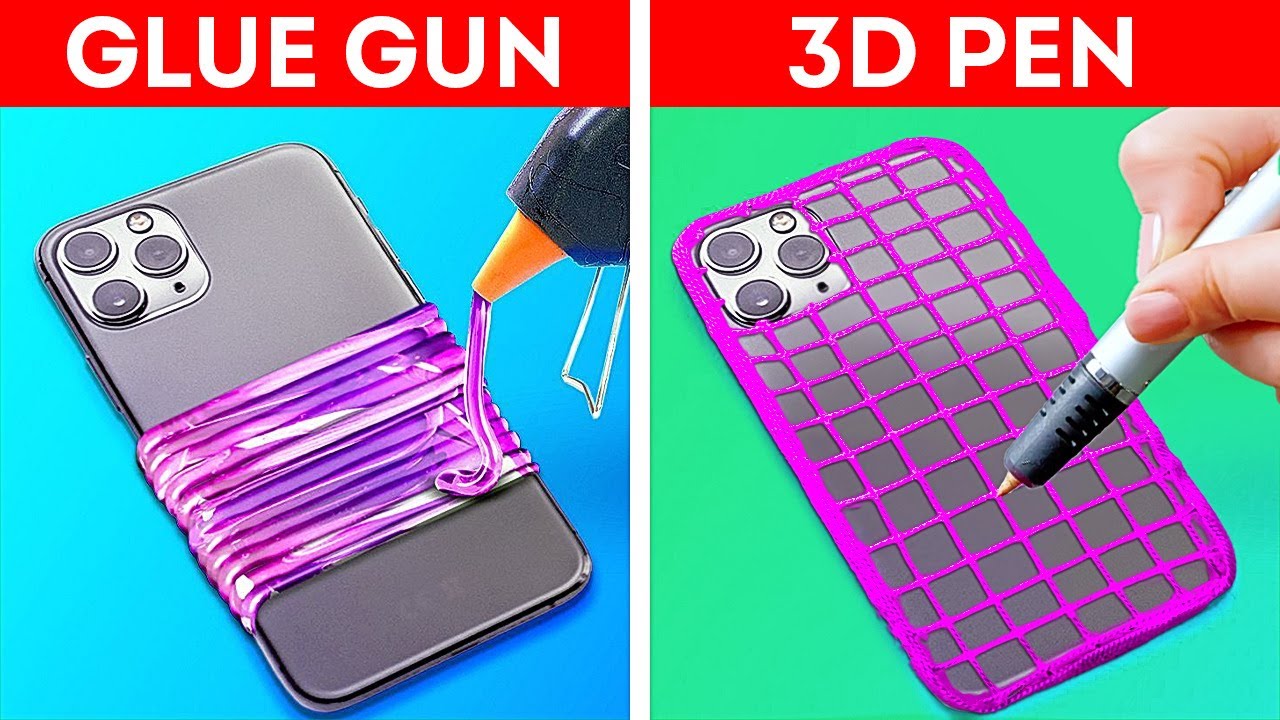 GLUE GUN VS. 3D PEN || Amazing Crafts
