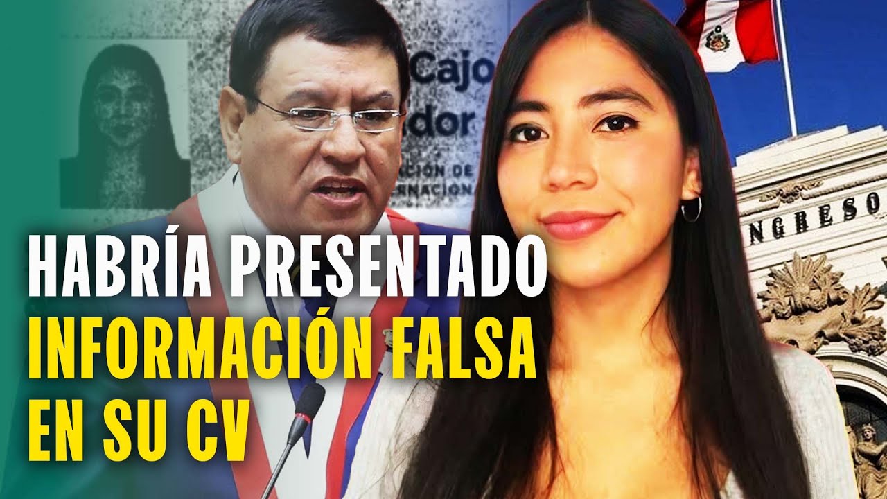 Involucrada en supuesta red de proxenetismo en el Congreso presentó información falsa en su CV