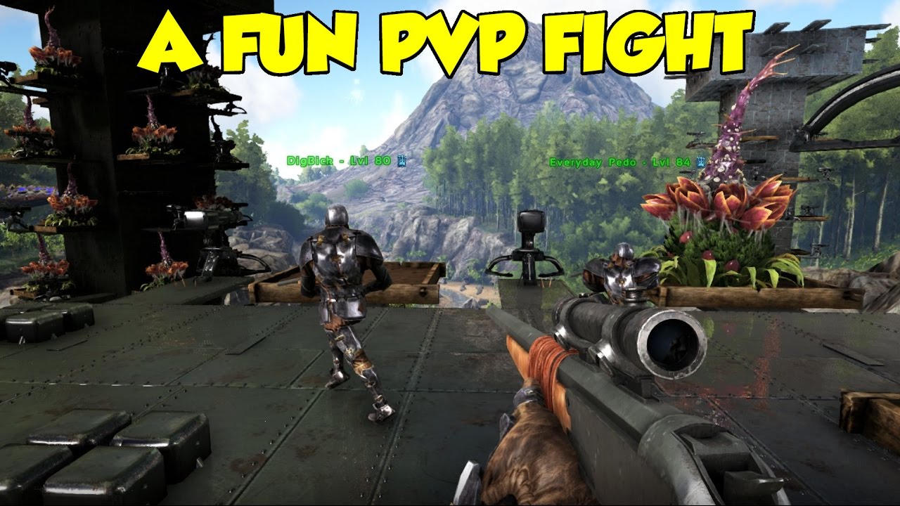 Ark Survival Evolved A Fun PvP Fight
