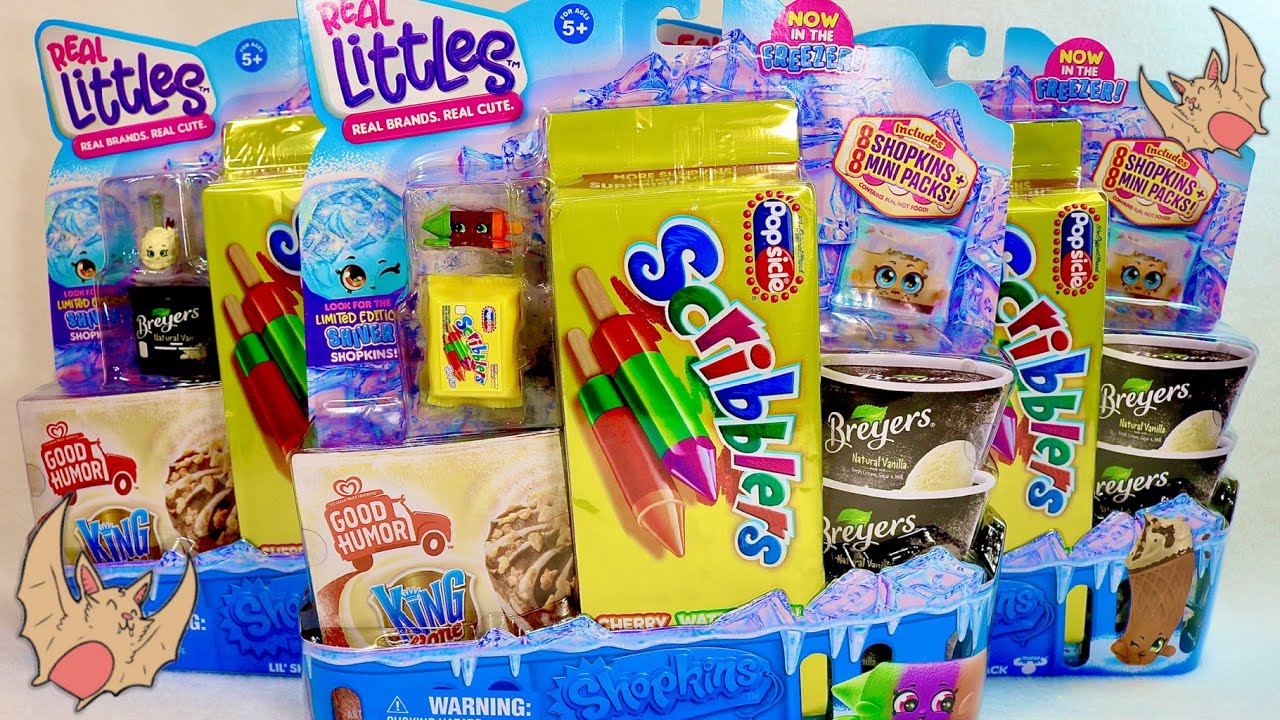 🦇 SHOPKINS REAL LITTLES FREEZER SERIES 🦇