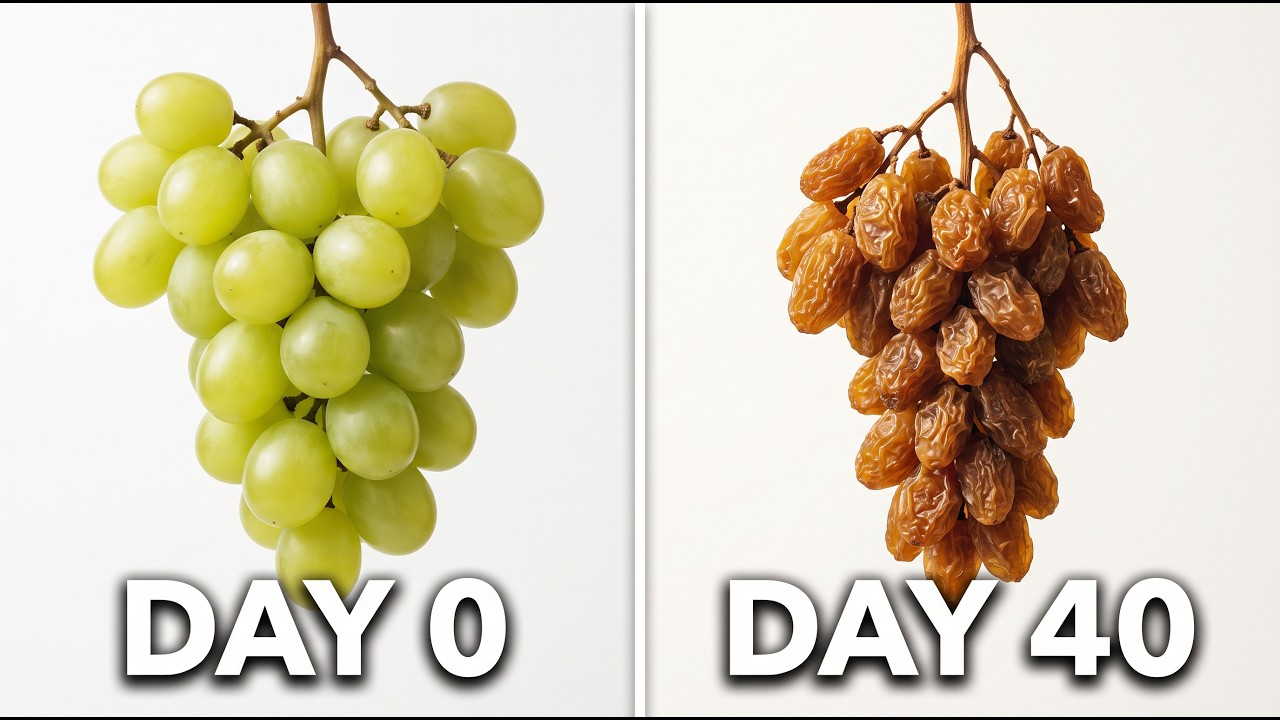 Я превратил свежий виноград в изюм &mdash; таймлапс за 40 дней 🍇