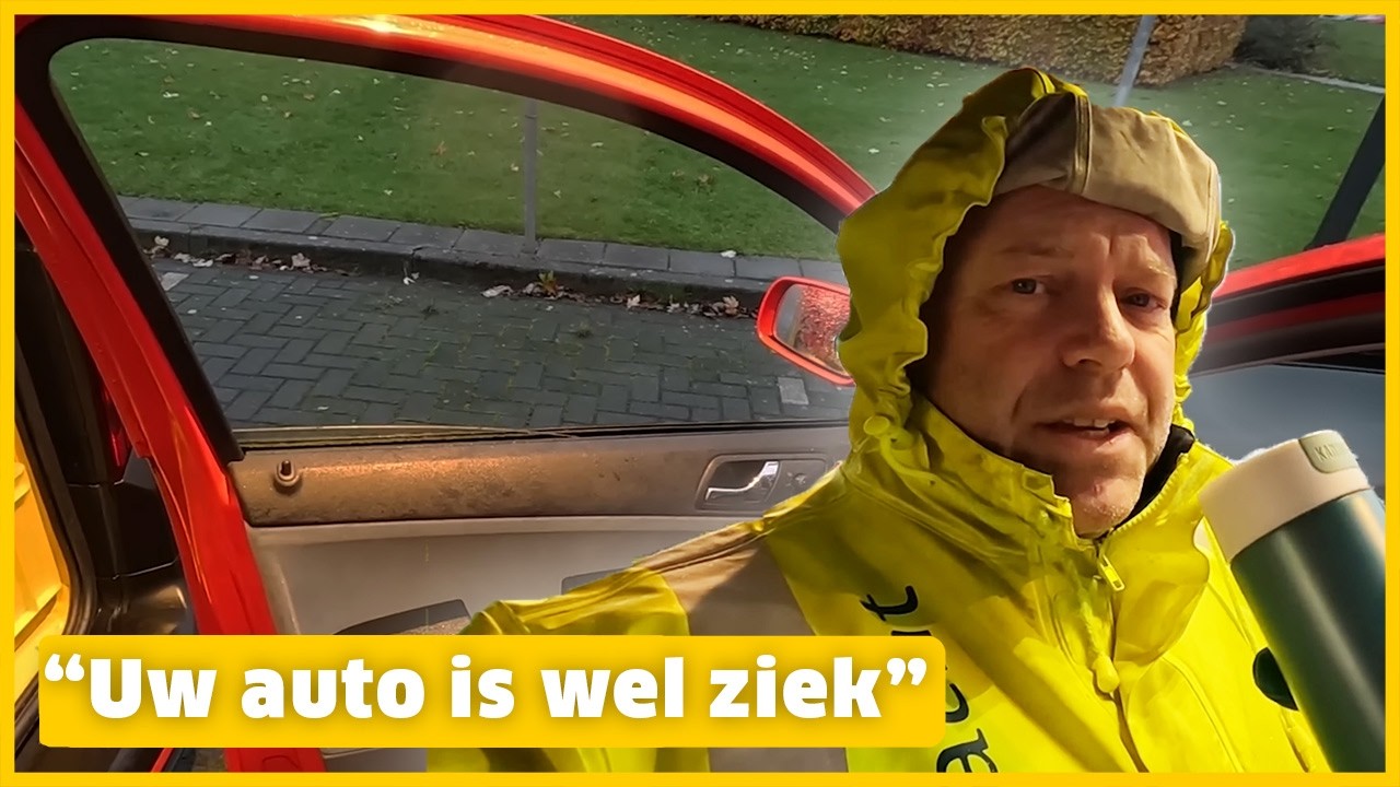 ROBERT lost een defect raammechaniek op van een Skoda! | ANWB Wegenwachtvlogs