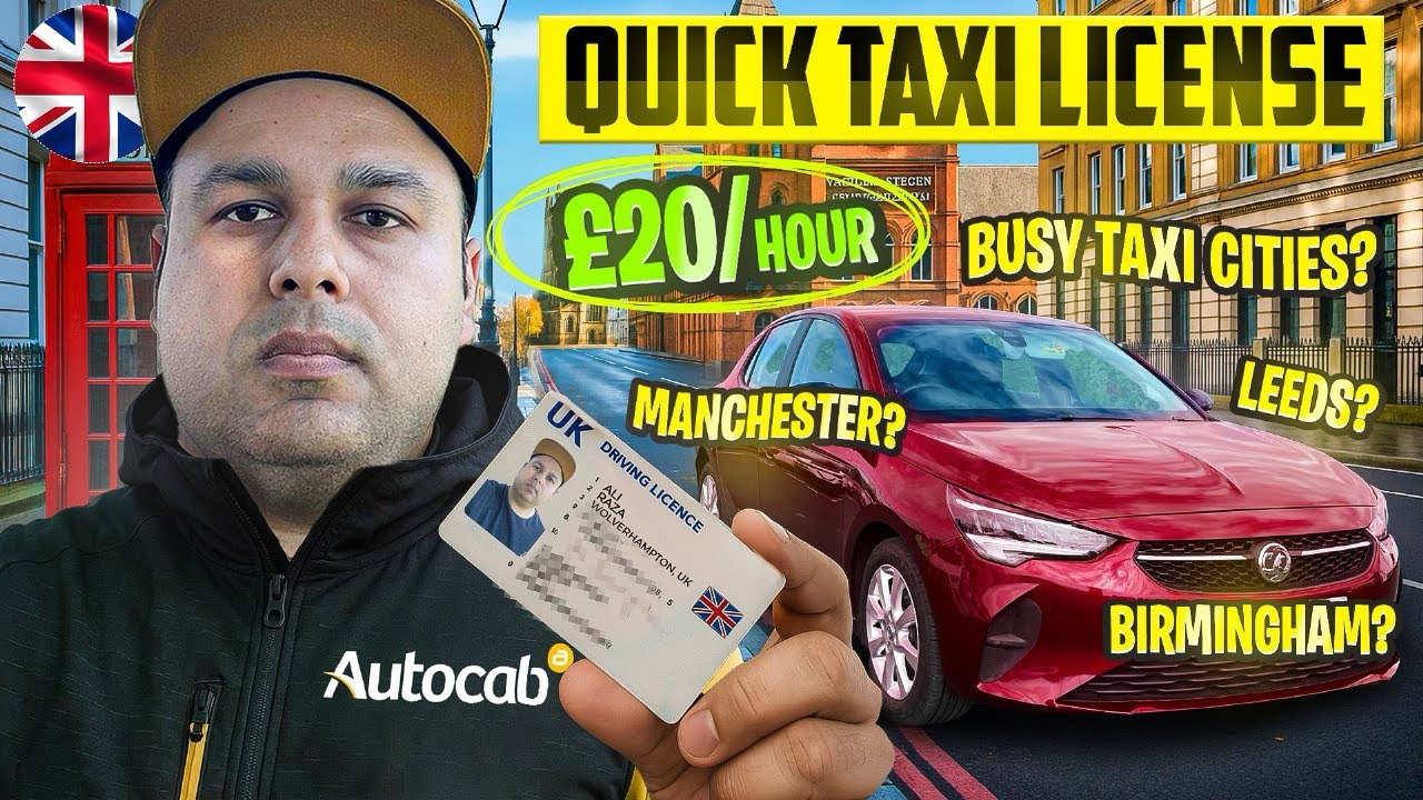 Get your taxi license from Wolverhampton and start earning £20p/h | Best uk cities for taxi work