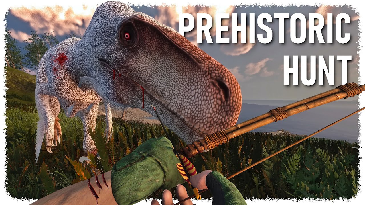 We hunted an ALBINO RAPTOR (ˢʰᵉ'ˢ ᵃ ᵇᶦᵗ ʰᵃⁿᵍʳʸ) | Prehistoric Hunt