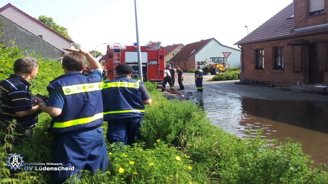 THW Lüdenscheid - Hochwasser Einsatz 2013