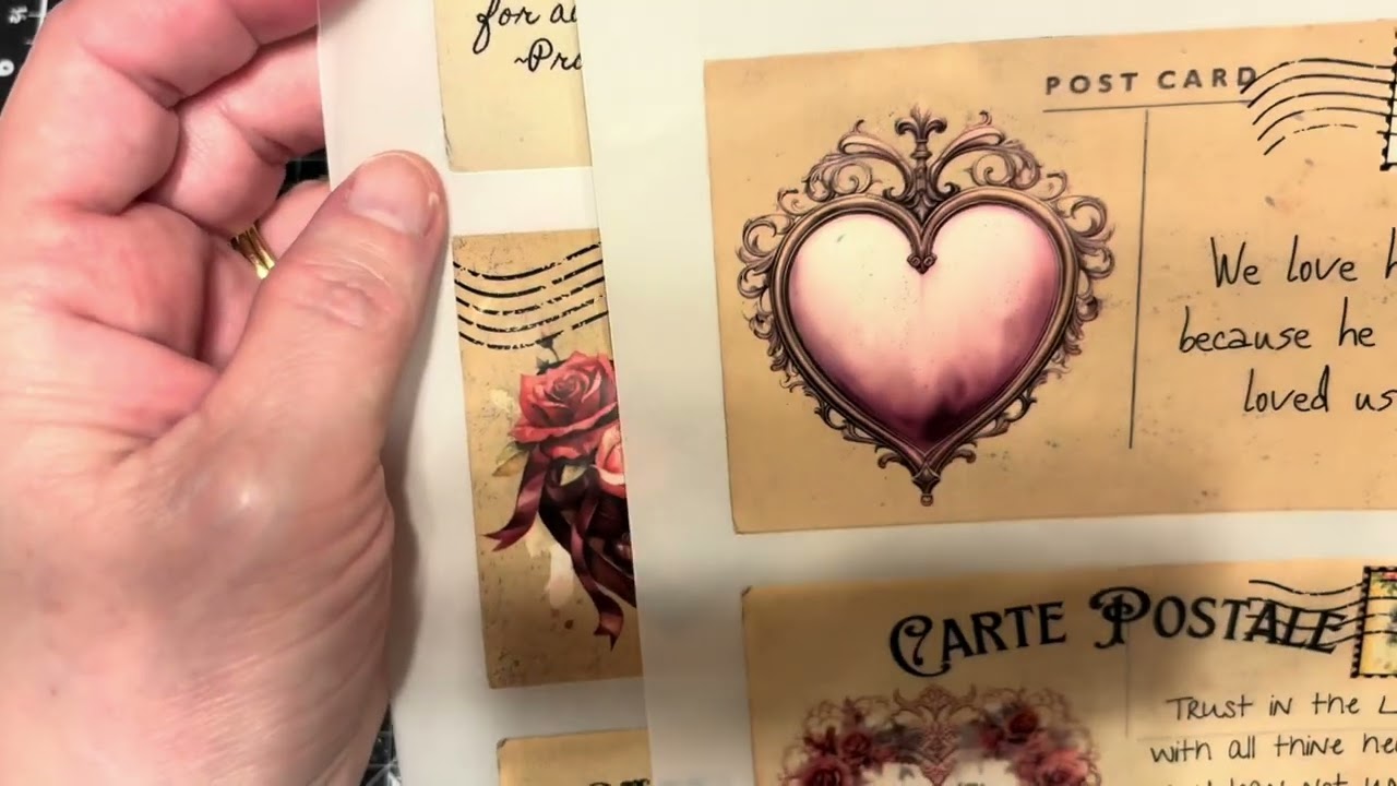 Easy projects using doilies & transfers