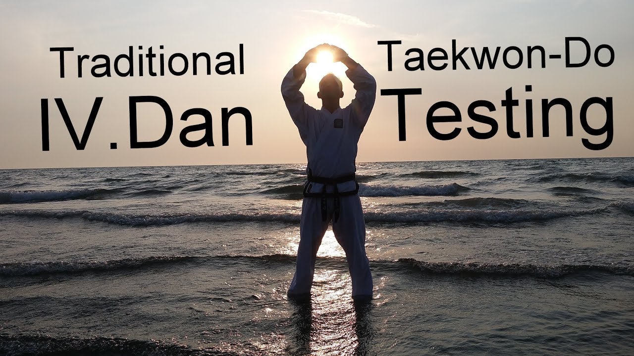 Traditionelles Taekwon-Do : Prüfung zum 4. Dan