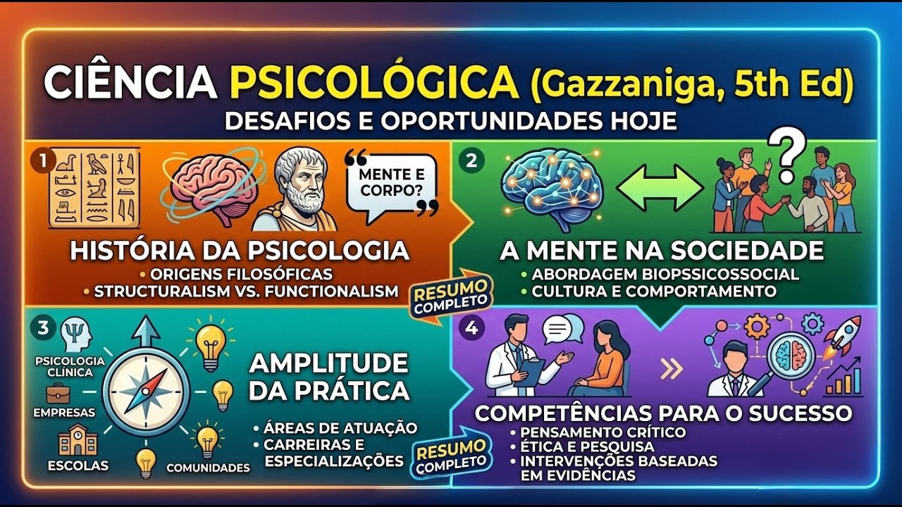 Introdução à Ciência Psicológica: História, Métodos e Desafios [Gazzaniga Cap. 1 e 2]
