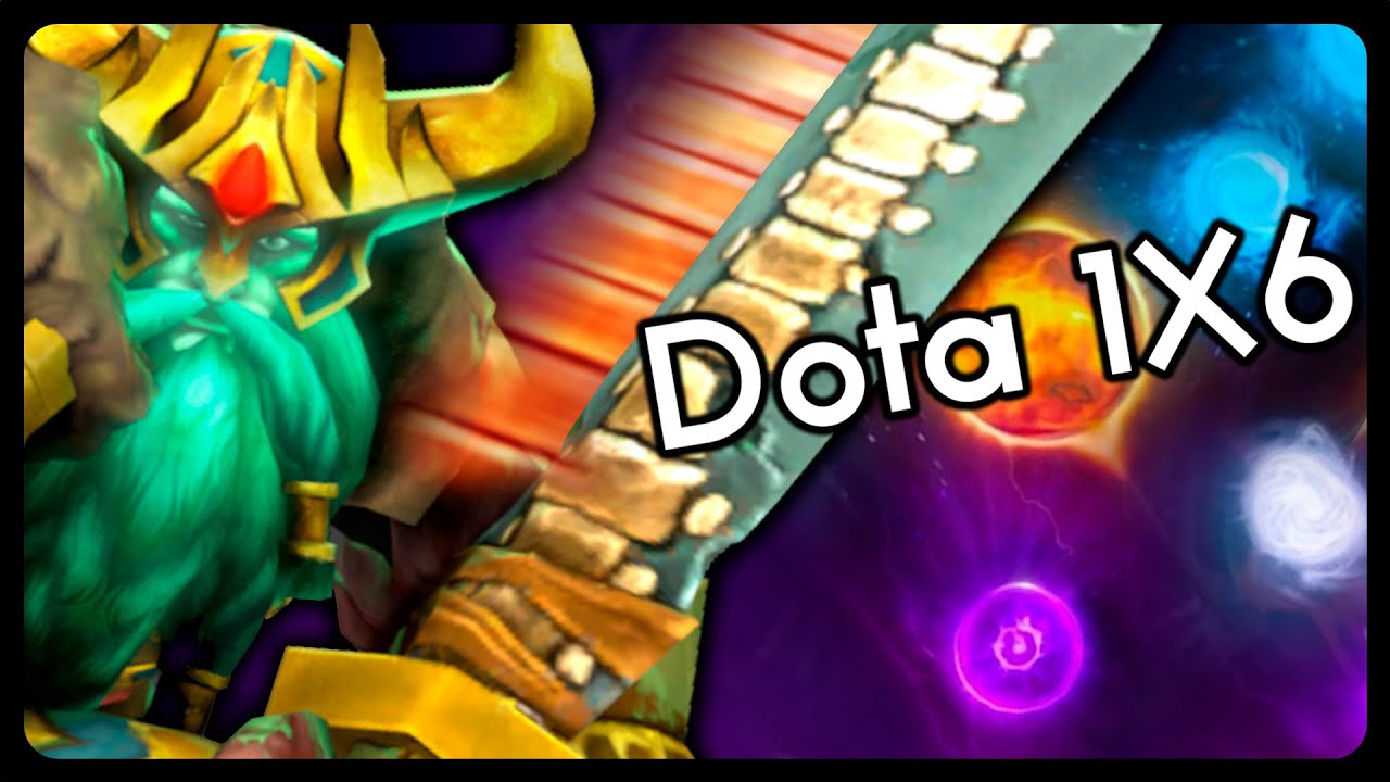 Critting For 3000 Damage with Wraith King in Dota 1x6