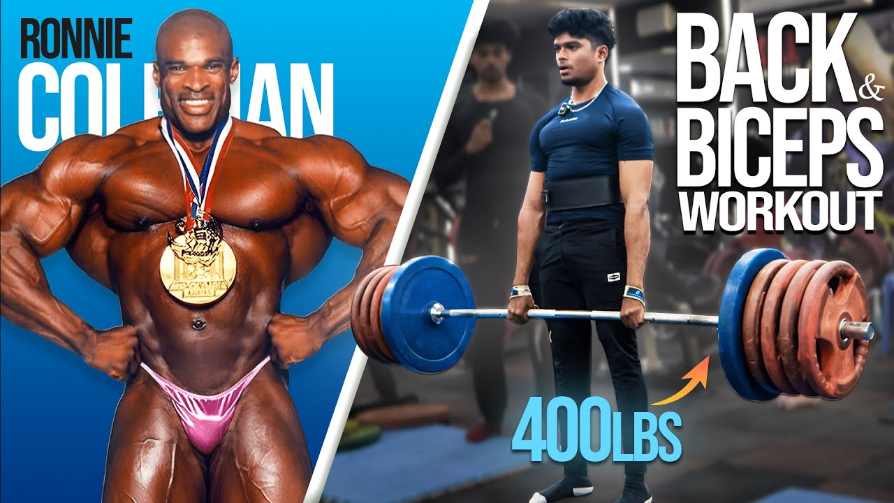 We Trained Like RONNIE COLEMAN! (8 Times Mr.Olympia 🥇)