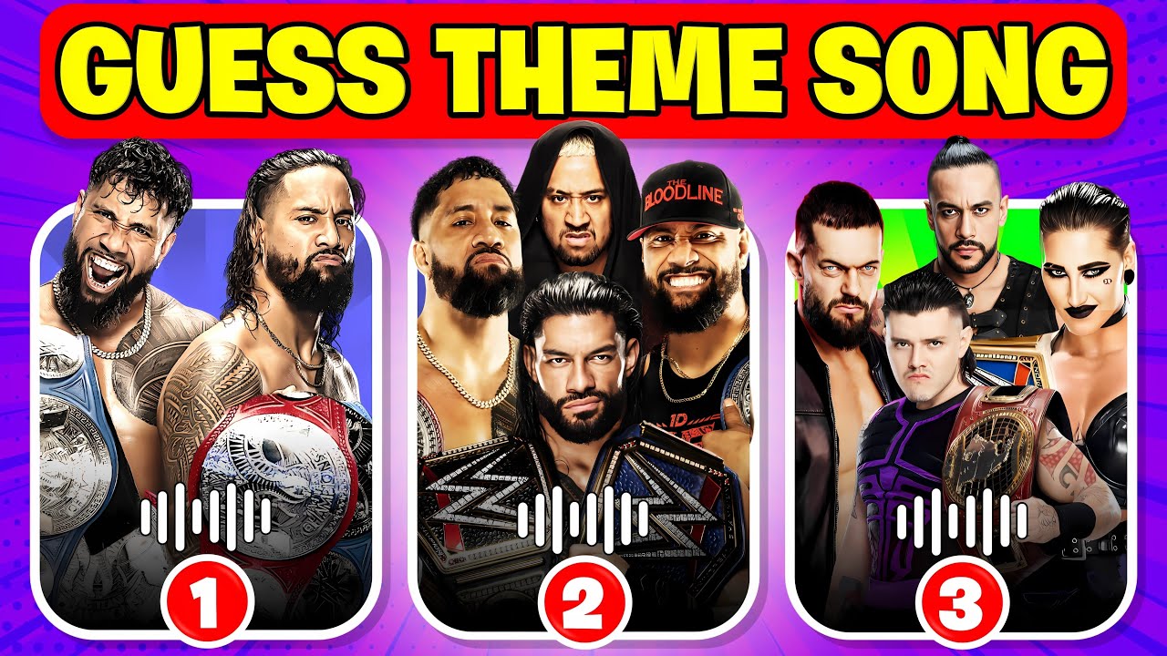 Guess the WWE Tag Team by Their Theme Song! 🎶💪 Easy & Hard Level Challenge