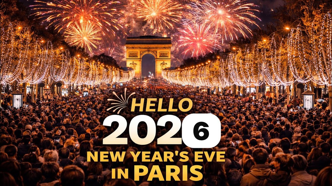 France 🇫🇷 | Paris | The Firework 🎆 look unreal New Year 2026🎇✨Walking the Champs-Élysées #ParisVlog 
