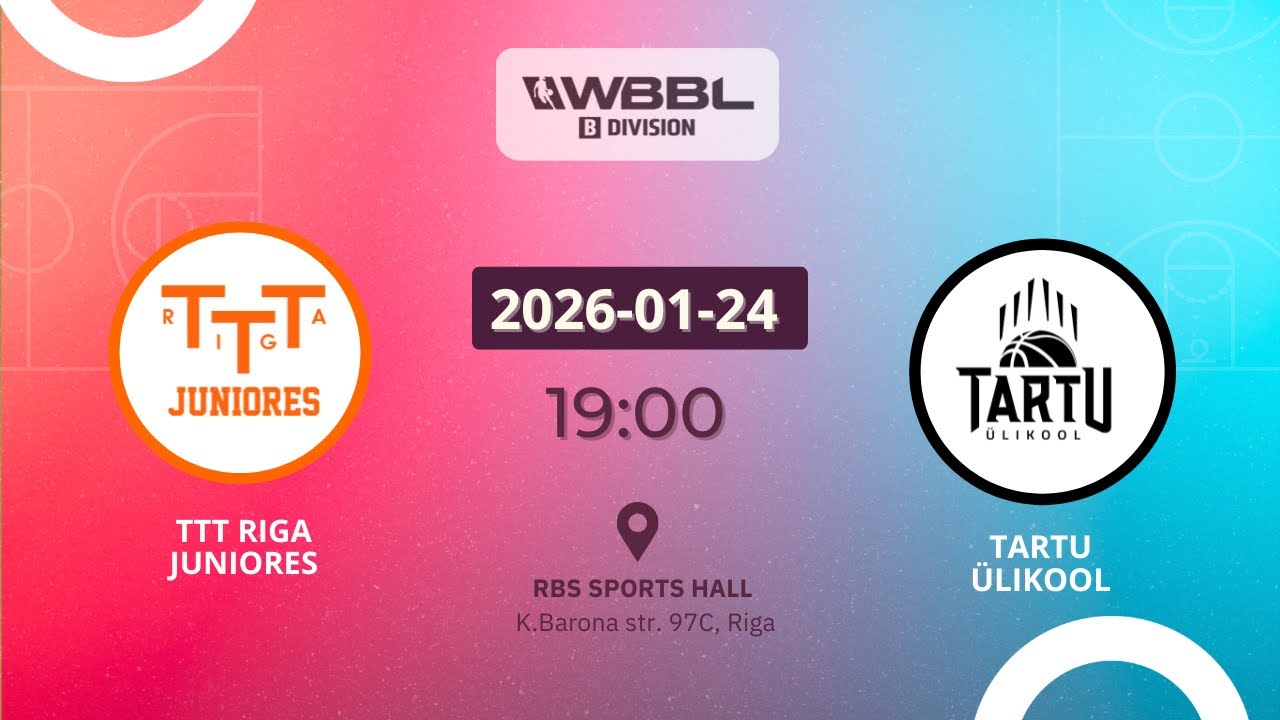 WBBL Division B: TTT Riga Juniores v Tartu Ülikool