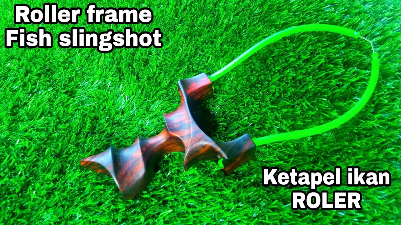 FRAME KETAPEL IKAN - ROLLER FRAME FISH SLINGSHOT || Cak Dien hunting & tutorial