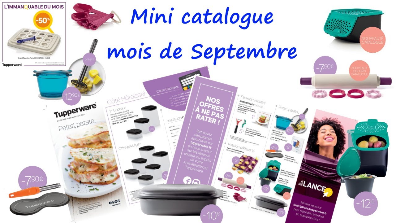 Mini catalogue Septembre 2021 - Tupperware