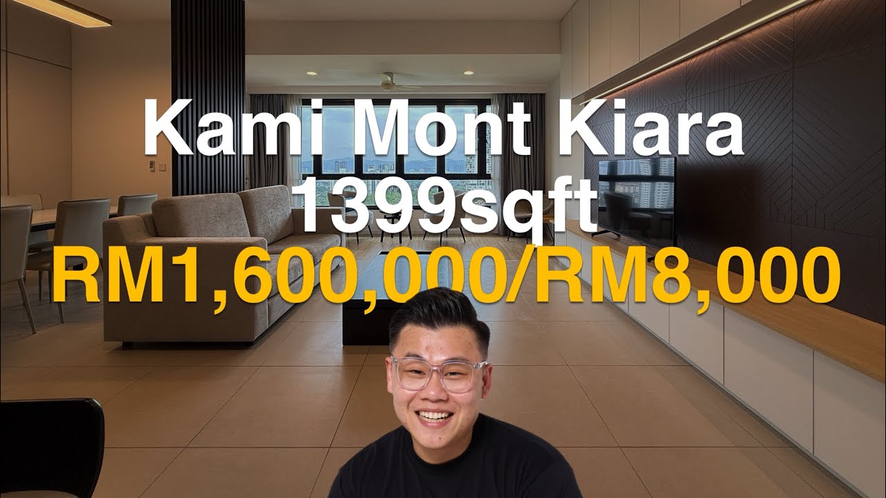 [Kami Mont Kiara]1399sqft| 3 bedder| for sale/rent| walking distance to Solaris Mont Kiara & Publika
