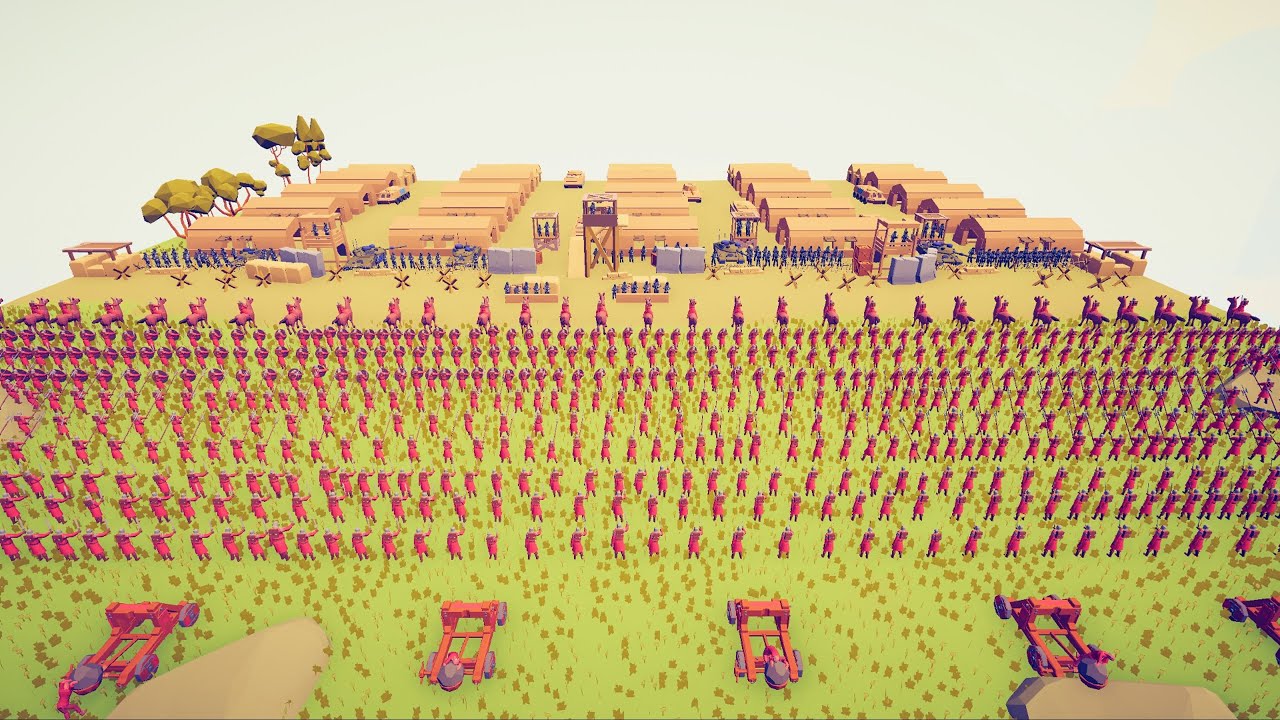 CAN 150x MEDIEVAL ARMY CAPTURE MODERN BASE? - Totally Accurate Battle Simulator TABS
