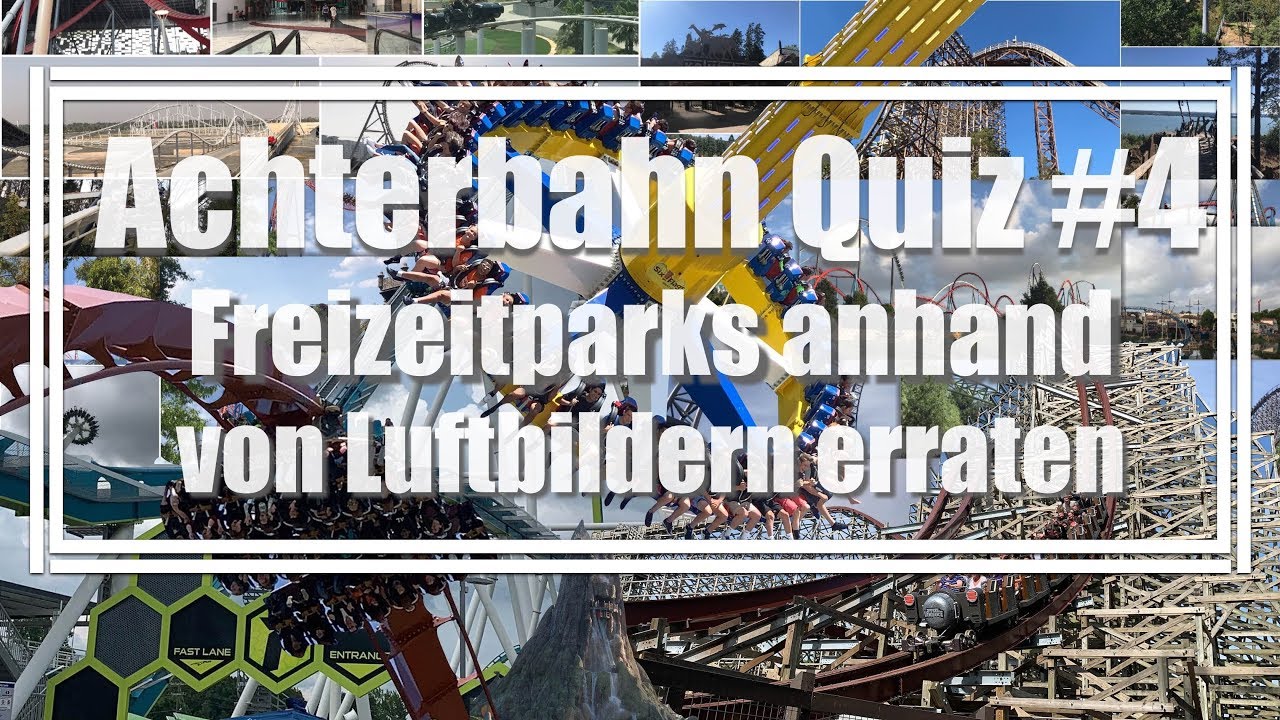 Freizeitparks anhand von Luftbildern erraten! | Achterbahn Quiz #4