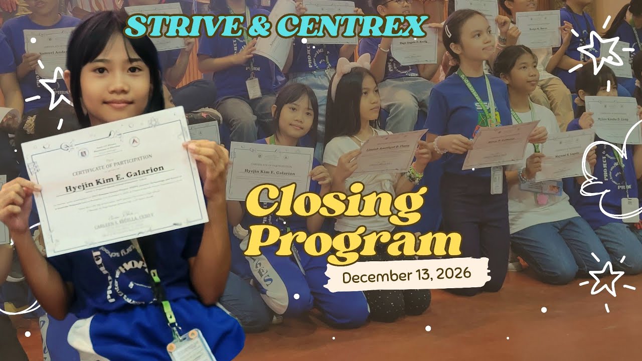 STRIVE Batch 5 | The Climb by Miley Cyrus | Group presentation of 5th graders 