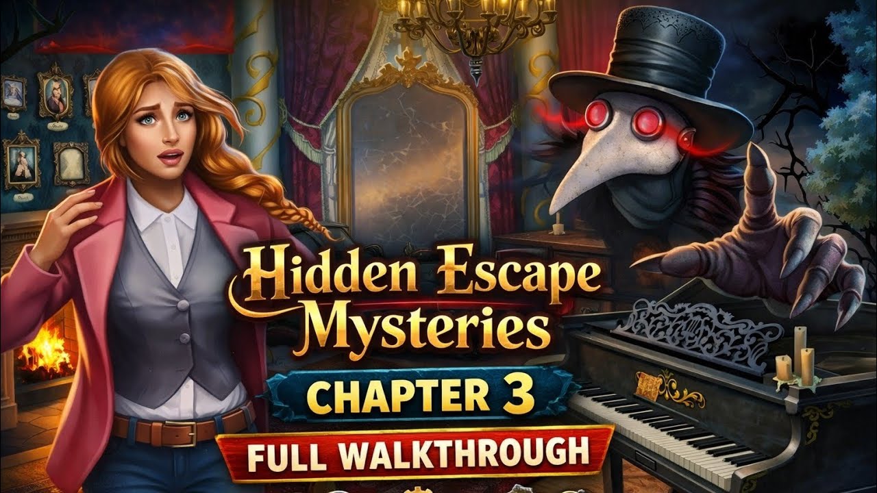Hidden Escape Mysteries Chapter 3 😱 | Horror Mystery Begins | Full Walkthrough Hindi