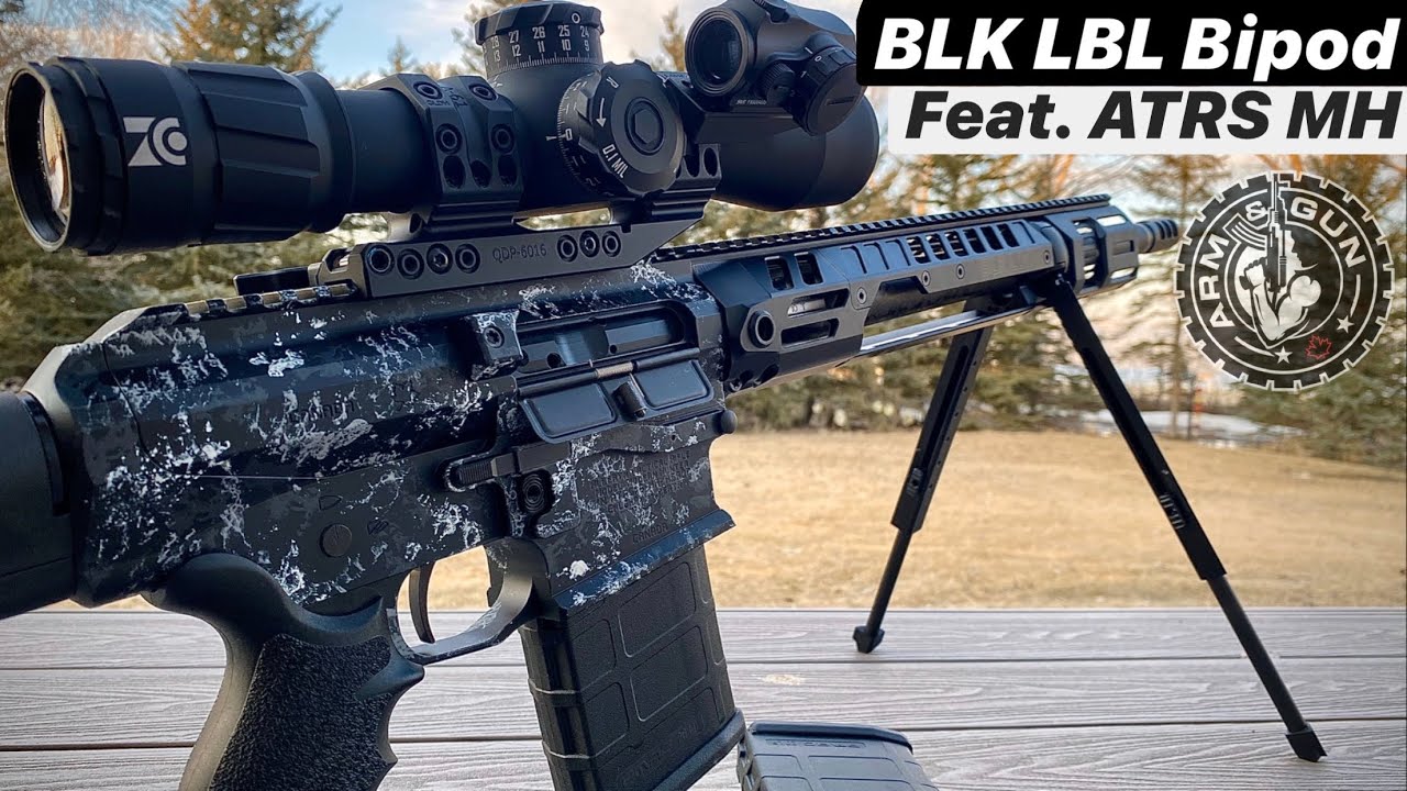 The BLK LBL Bipod on the ATRS Modern Hunter | GunGear