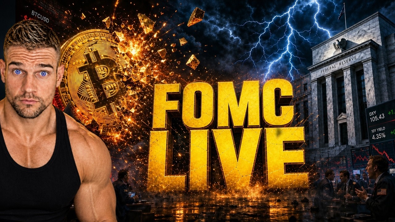 🚨 FOMC TODAY: BITCOIN & STOCKS ABOUT TO EXPLODE?! | LIVE TRADING